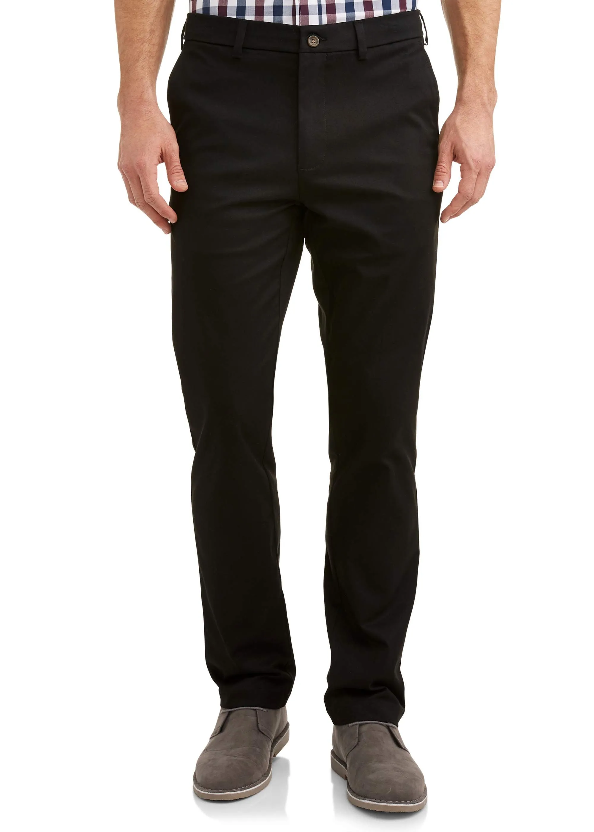 George Men's Premium Straight Fit Khaki Pants