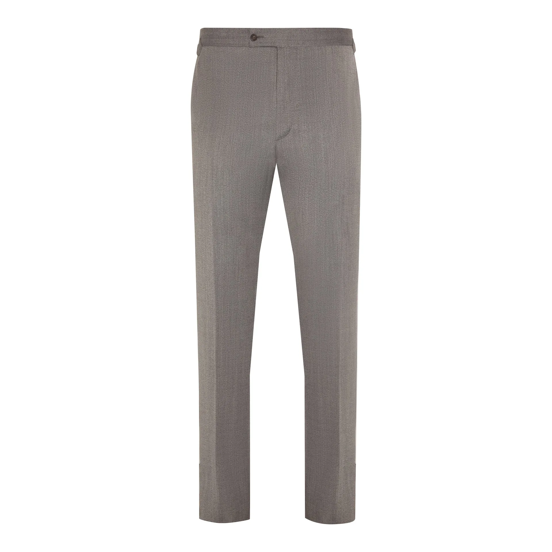 Grey Wool Twill Trouser