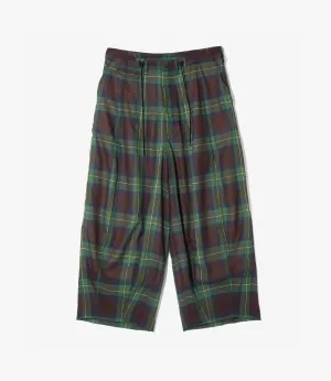 HD Military Pant – Green Plaid Boiled Wool Blend