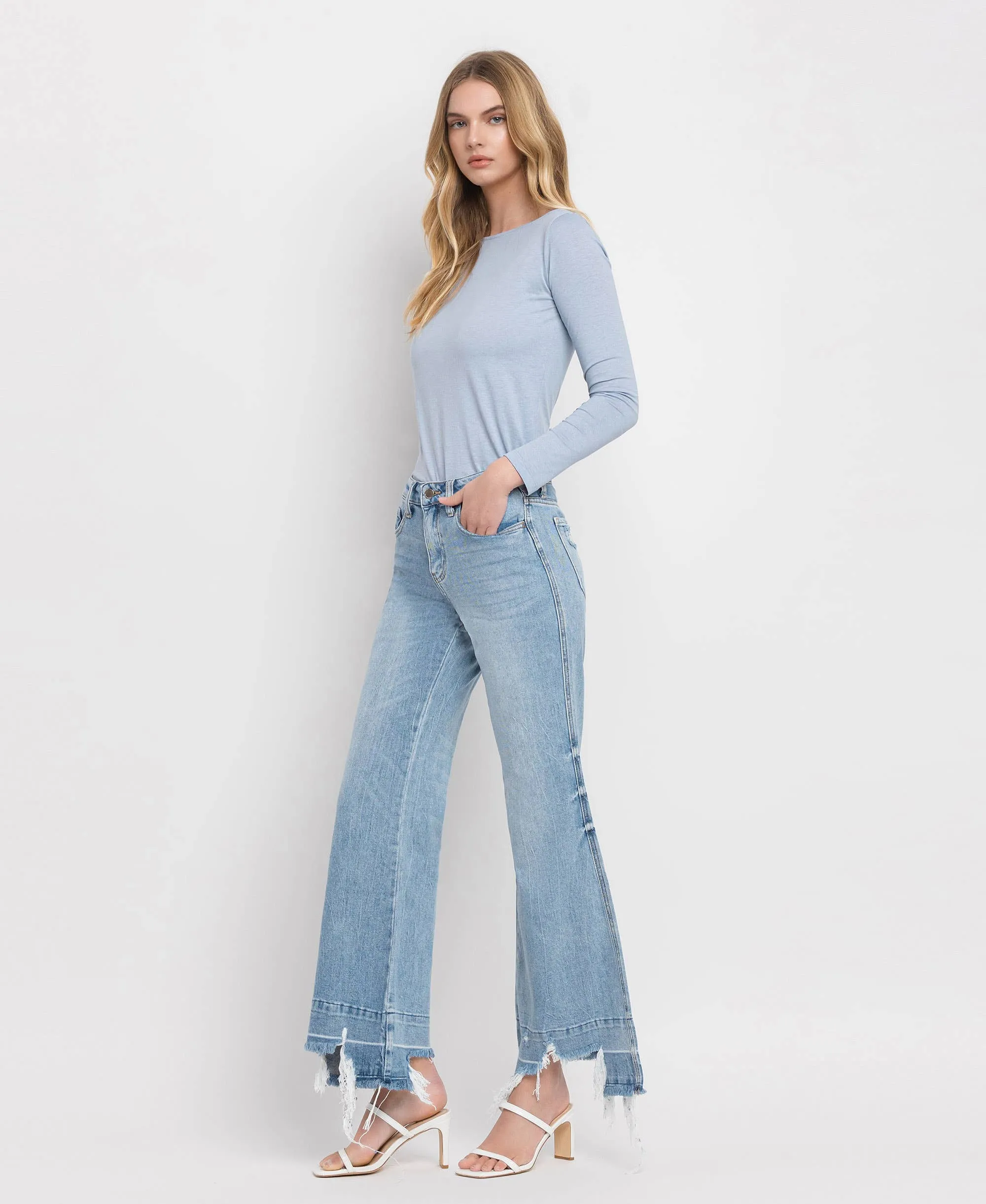 HIGH RISE FLARE JEANS