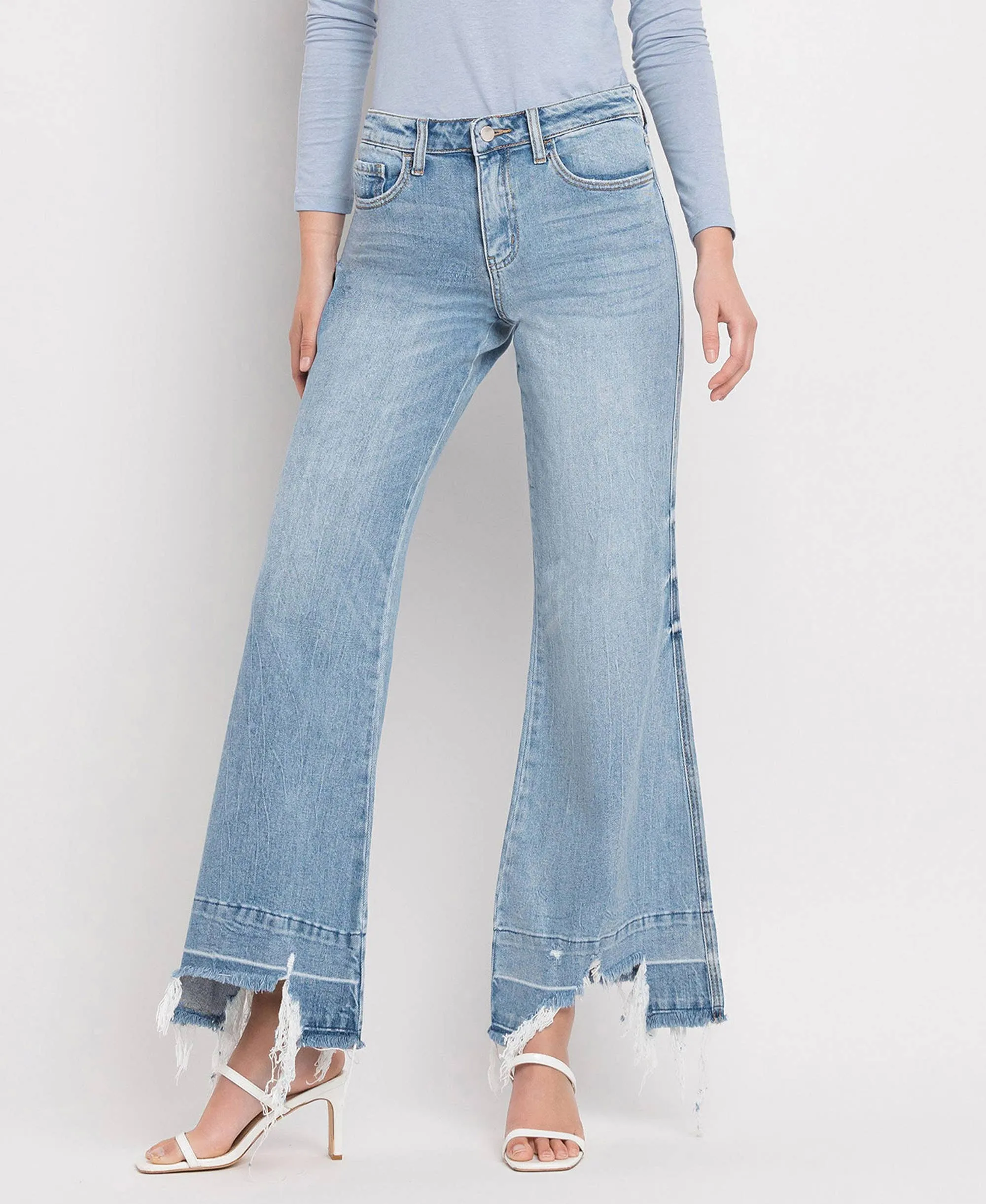 HIGH RISE FLARE JEANS