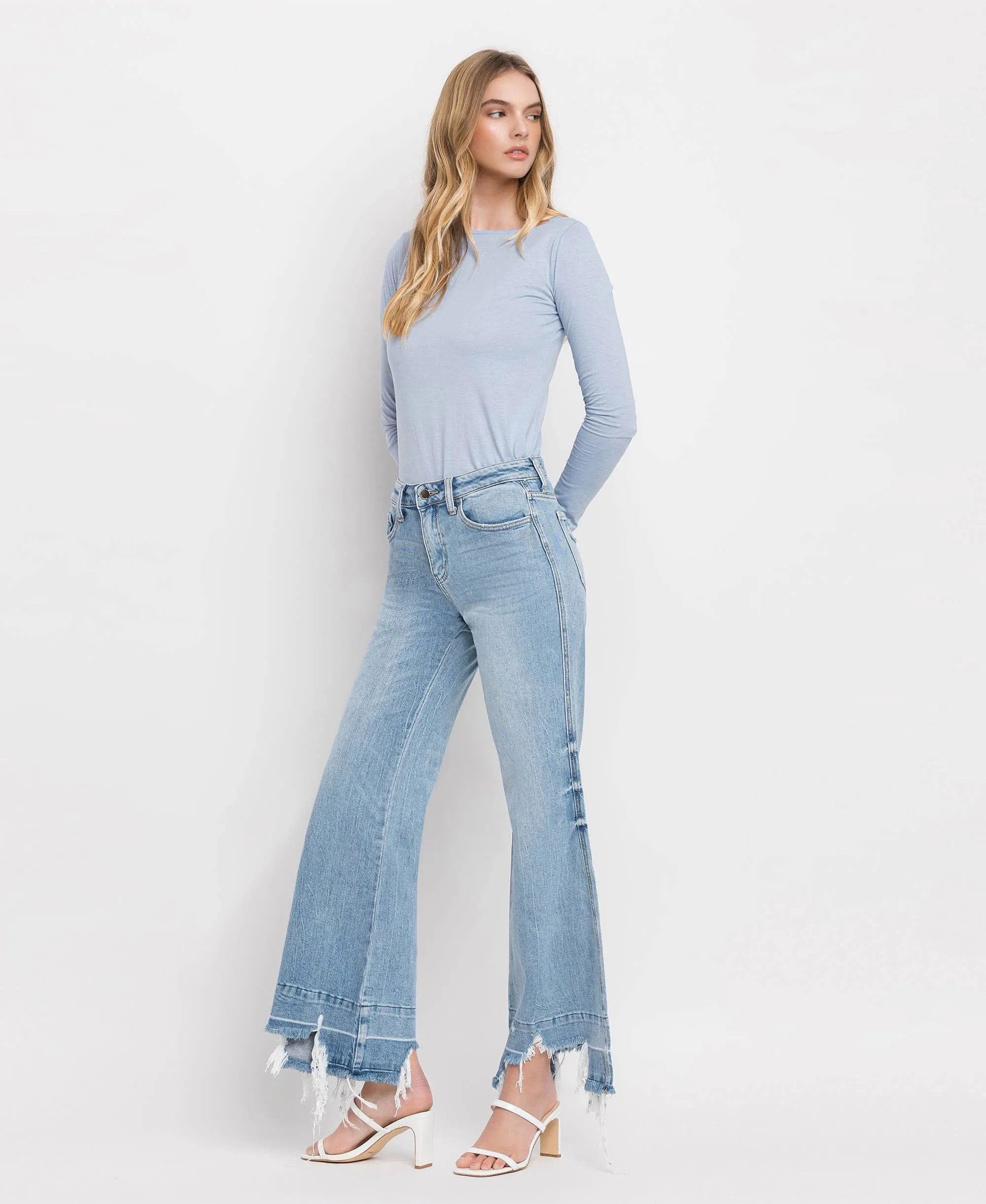 HIGH RISE FLARE JEANS