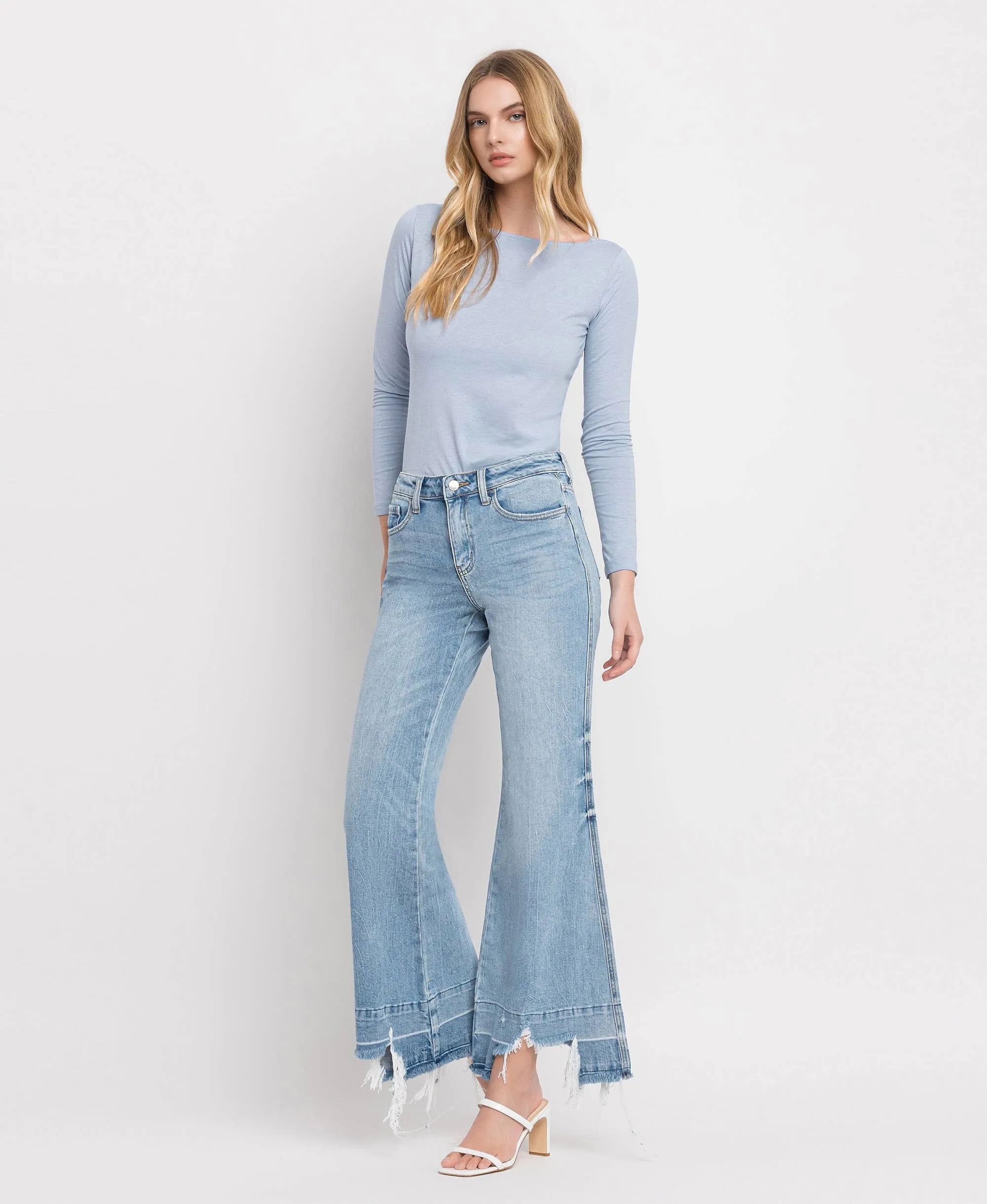 HIGH RISE FLARE JEANS