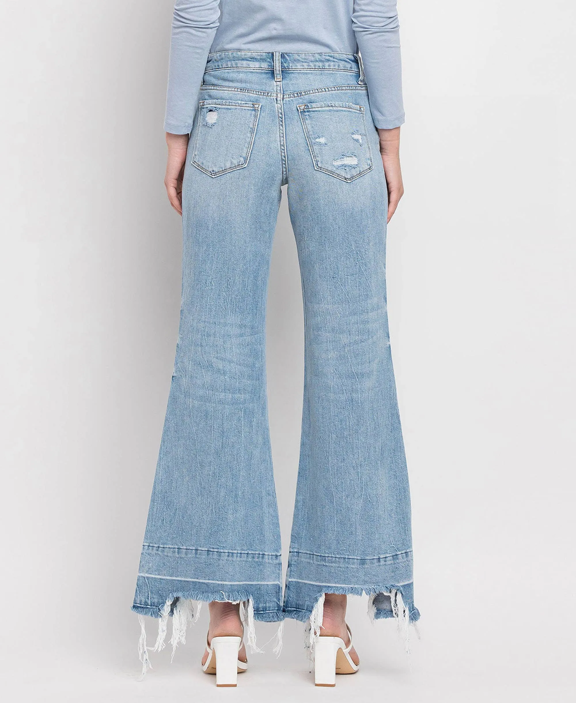 HIGH RISE FLARE JEANS