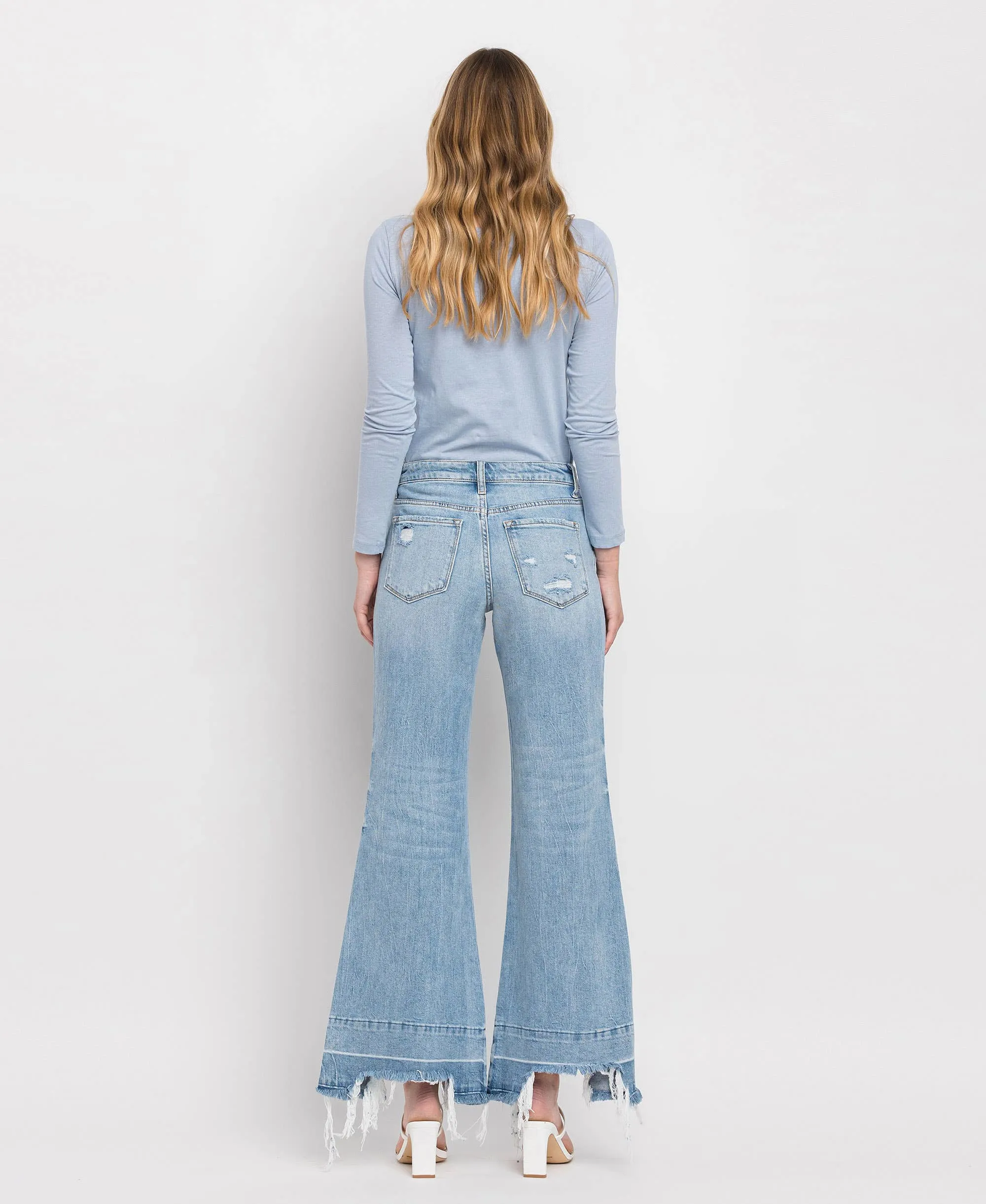 HIGH RISE FLARE JEANS