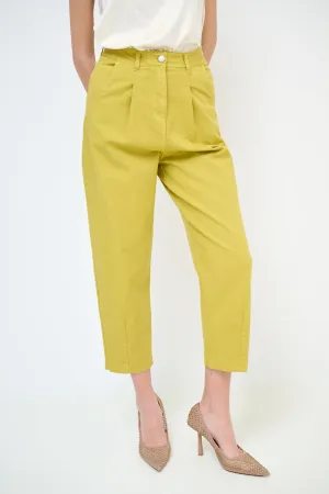 High-waisted tapered ankle trousers wholesale