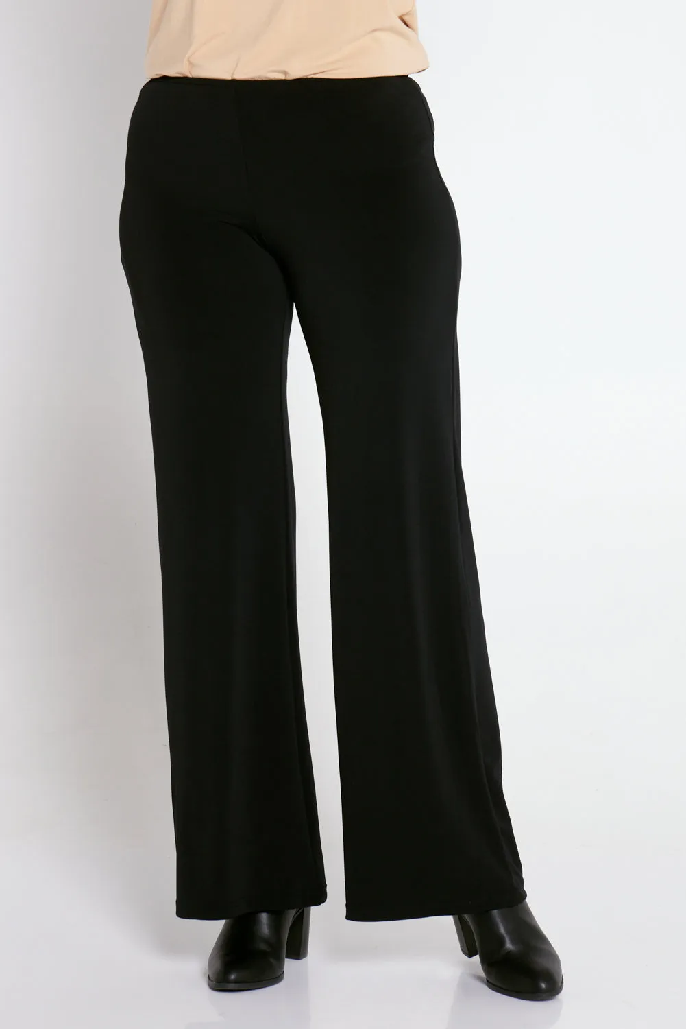 Kamala Wide Leg Pants - Black