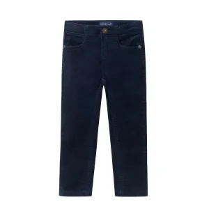 Kids Stone Washed Cord Pants | Navy