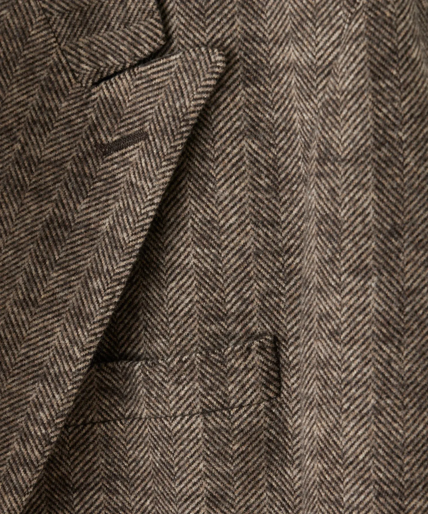 Knit Double-Breasted Herringbone Sutton Jacket