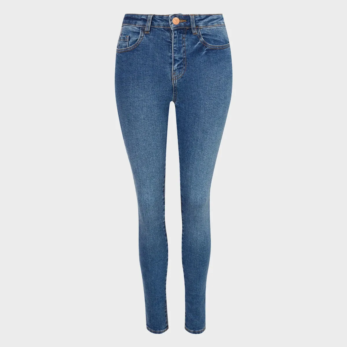 Ladies Mid Rise Skinny Jeans