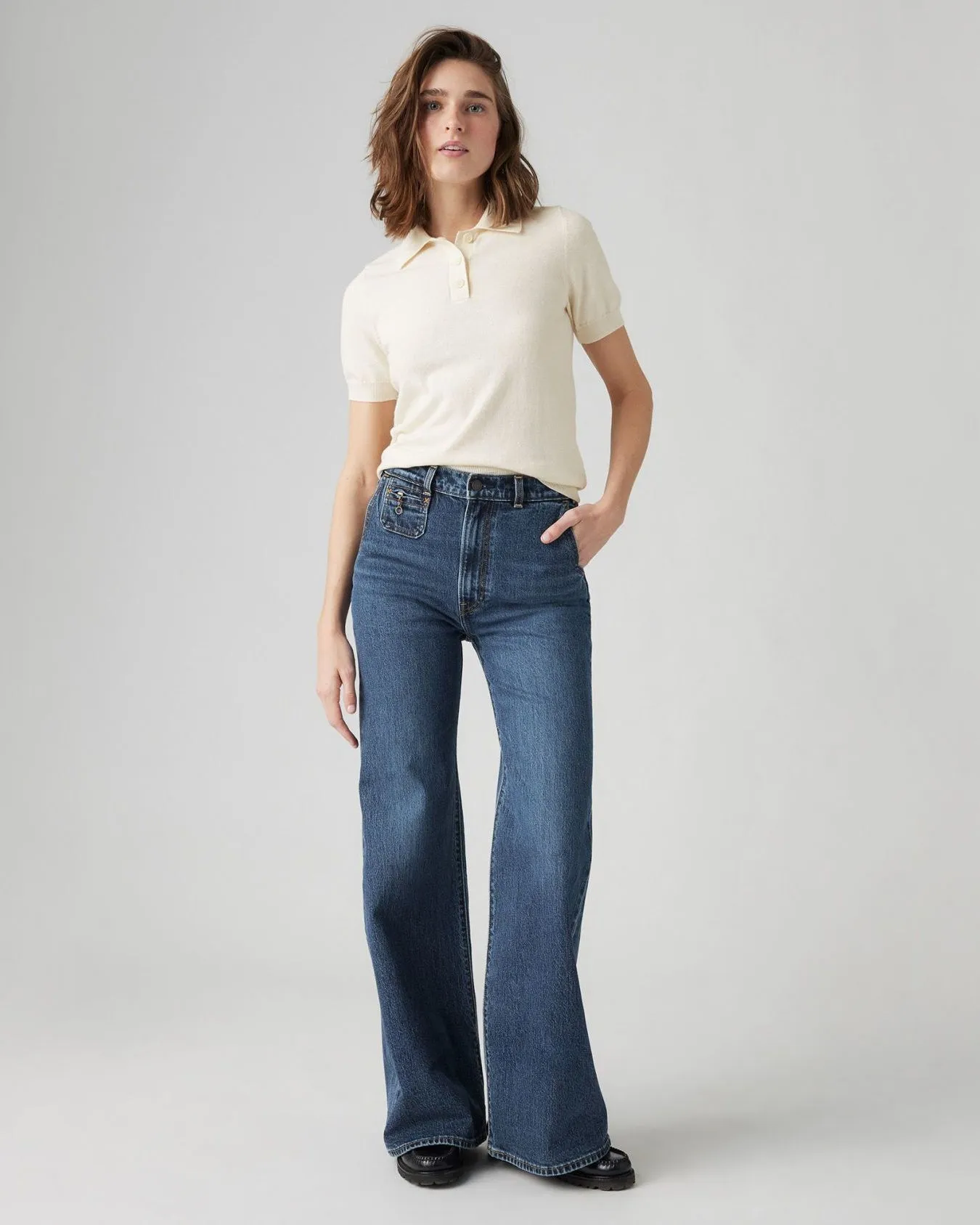 Levi's® Womens Ribcage Bells Vintage Flared Jeans - Moment Of The Month