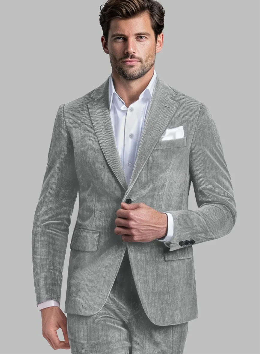 Light Gray Corduroy Jacket