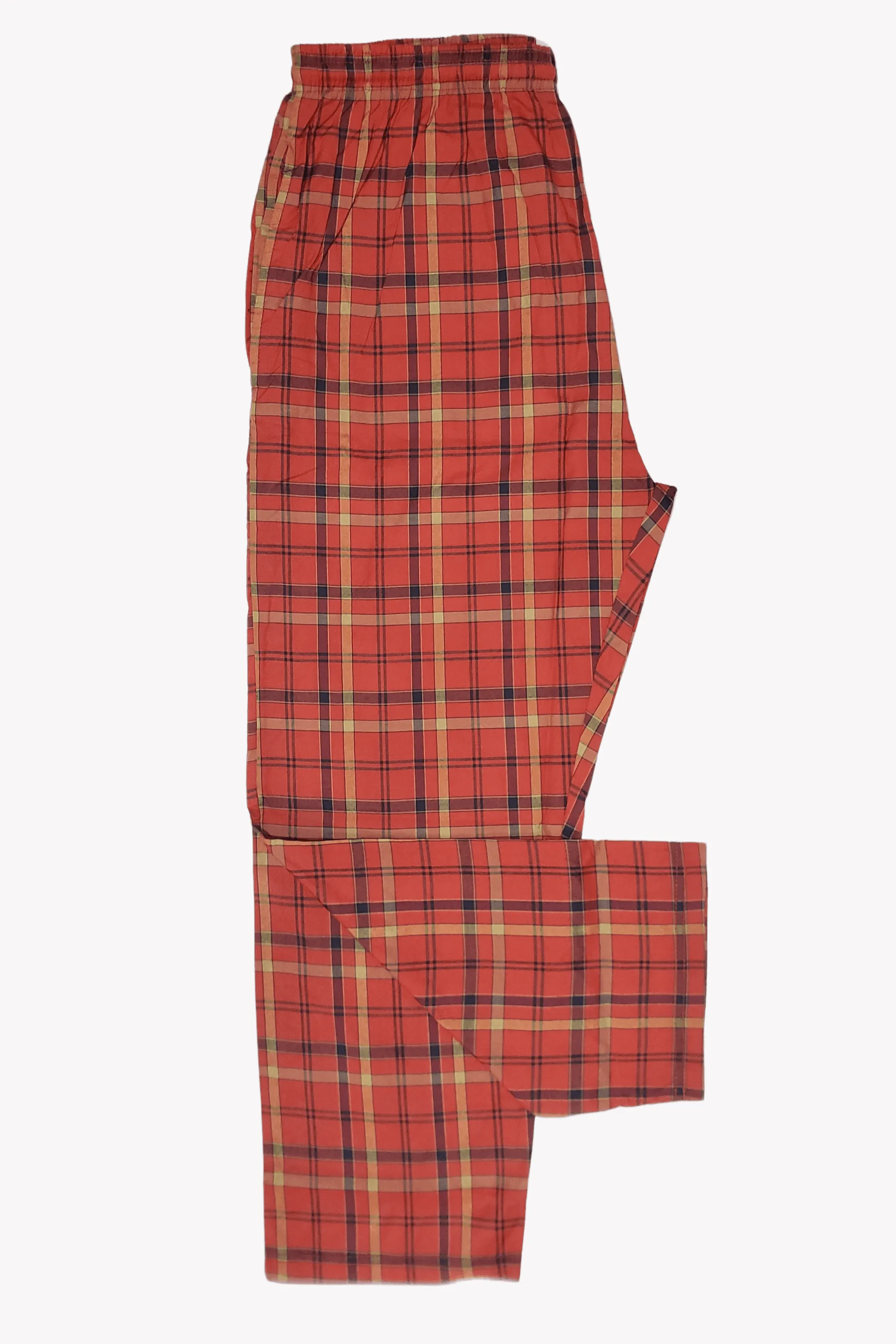 Men's Essential Poly-Cotton  Wide-Check Trouser