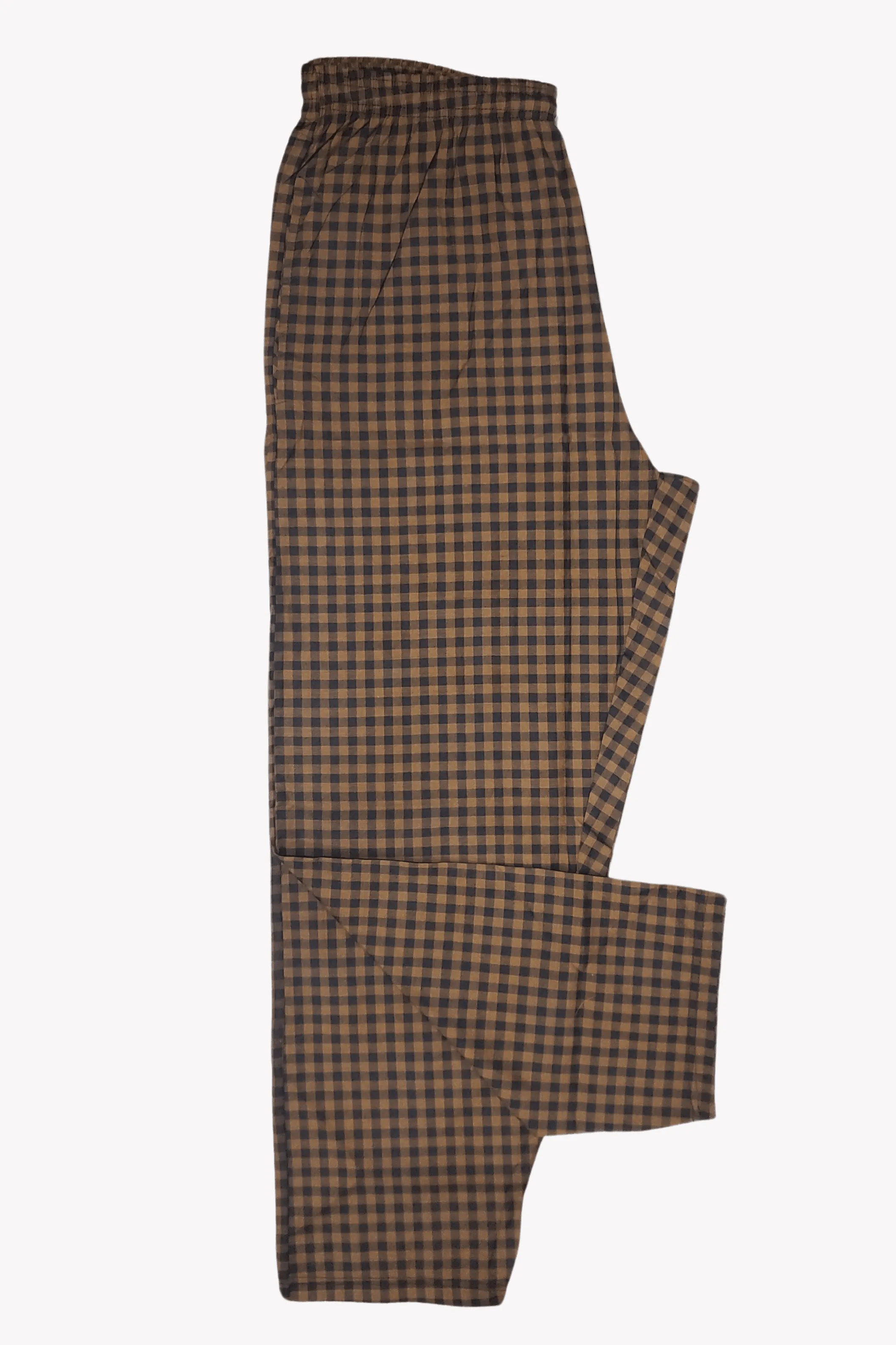 Men's Essential Poly-Cotton  Wide-Check Trouser