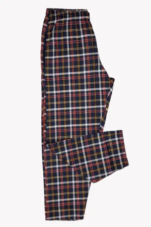 Men's Essential Poly-Cotton  Wide-Check Trouser