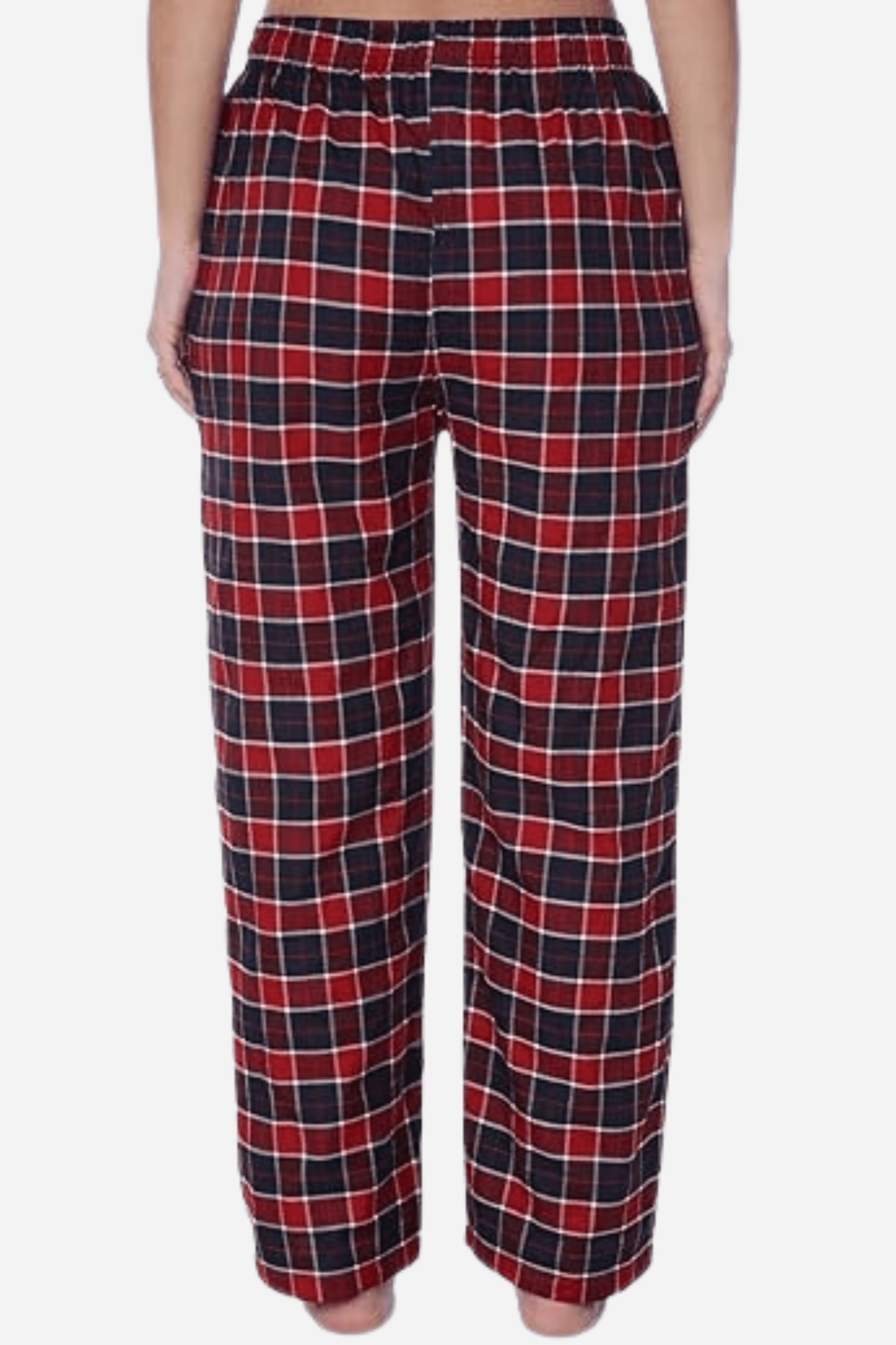 Men's Essential Poly-Cotton  Wide-Check Trouser