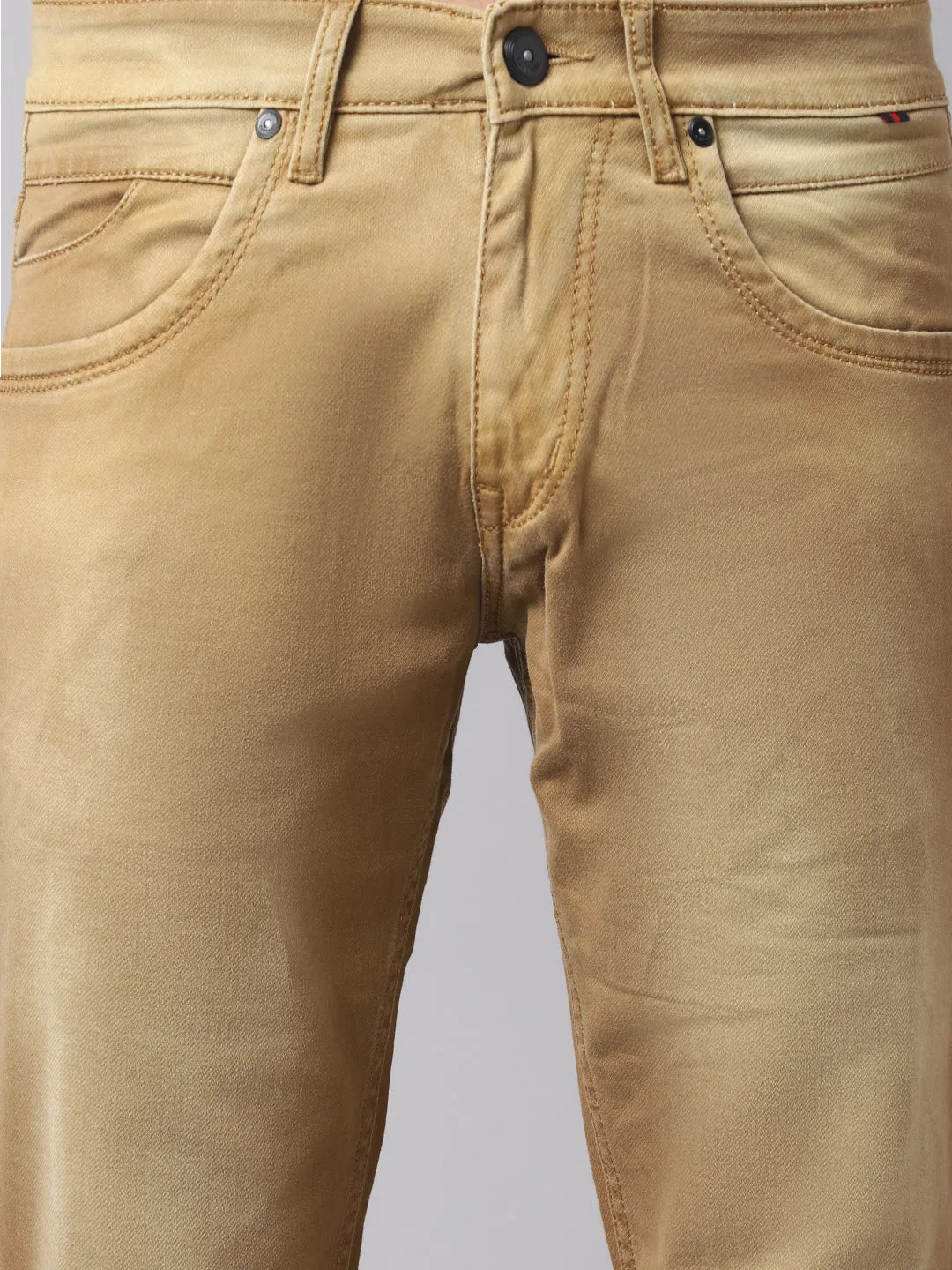 Mens Khaki Denim