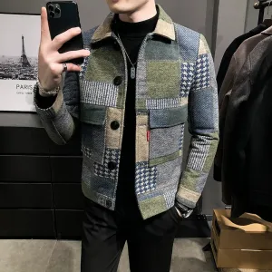 Men's Patchwork Sport Jacket