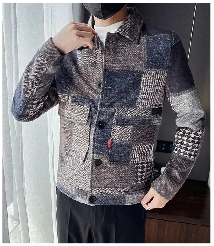 Men's Patchwork Sport Jacket