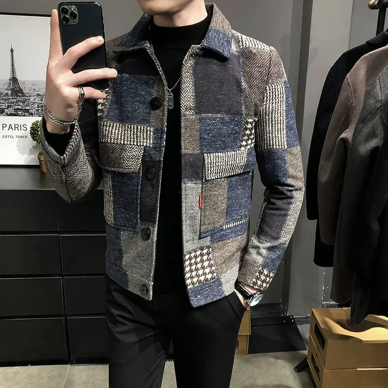 Men's Patchwork Sport Jacket