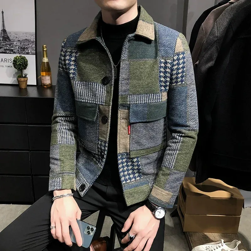 Men's Patchwork Sport Jacket