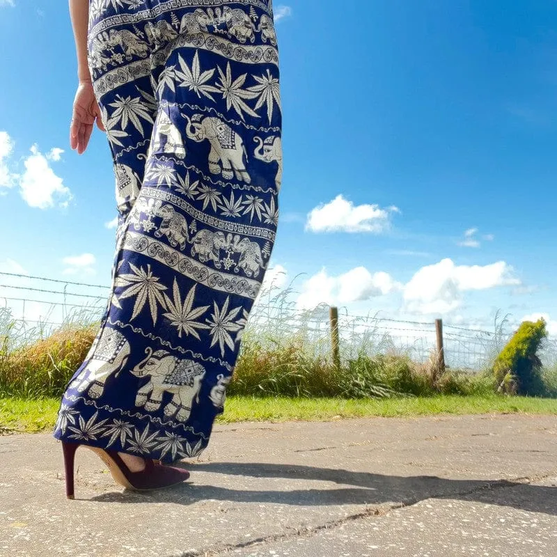 Mens Womens Ladies Thai Elephant Harem Pants Gypsy Hippie Hippy Summer Trousers