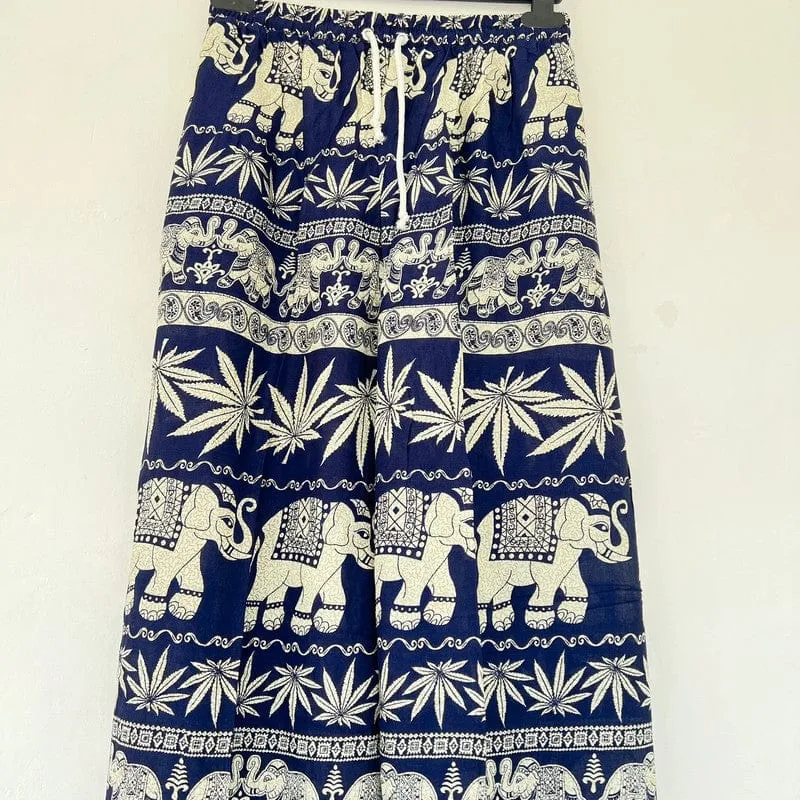 Mens Womens Ladies Thai Elephant Harem Pants Gypsy Hippie Hippy Summer Trousers