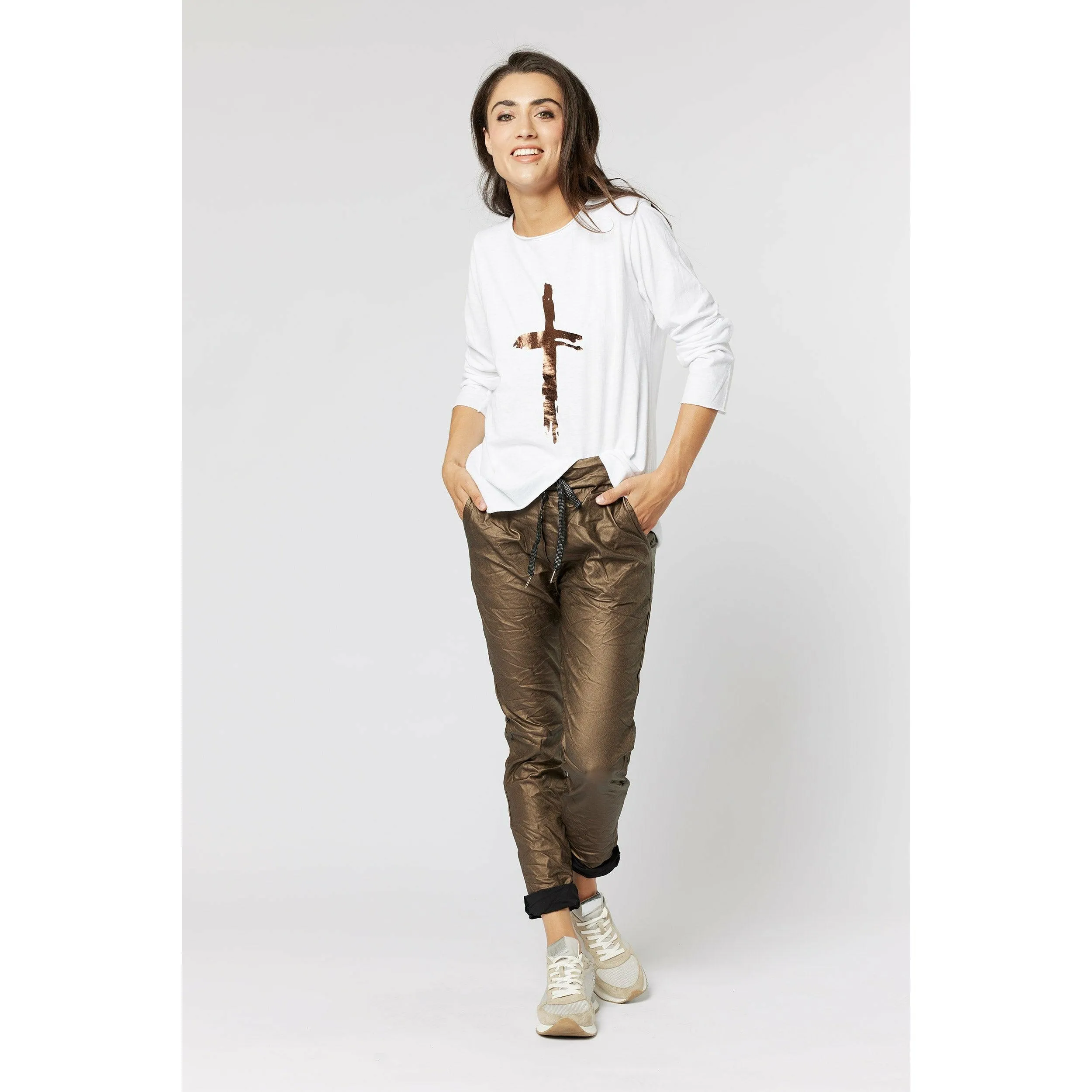 Metallic Pant - Bronze