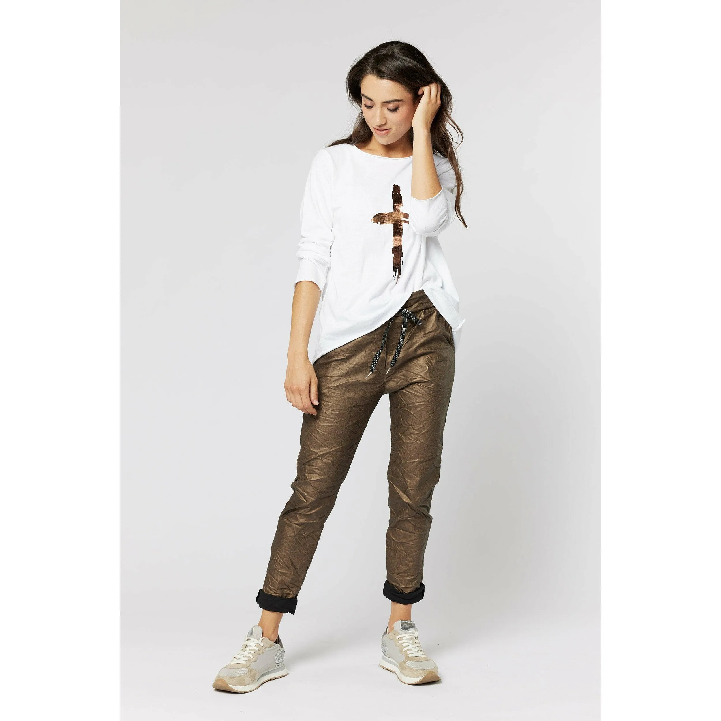 Metallic Pant - Bronze