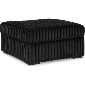 Midnight-Madness Oversized Accent Ottoman