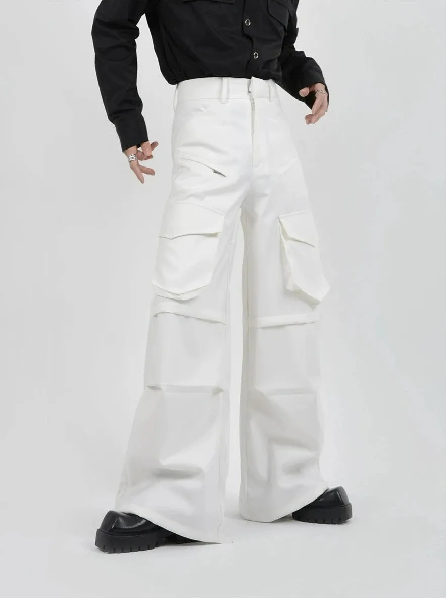 Multi Pocket Cargo Trousers with Zip Details