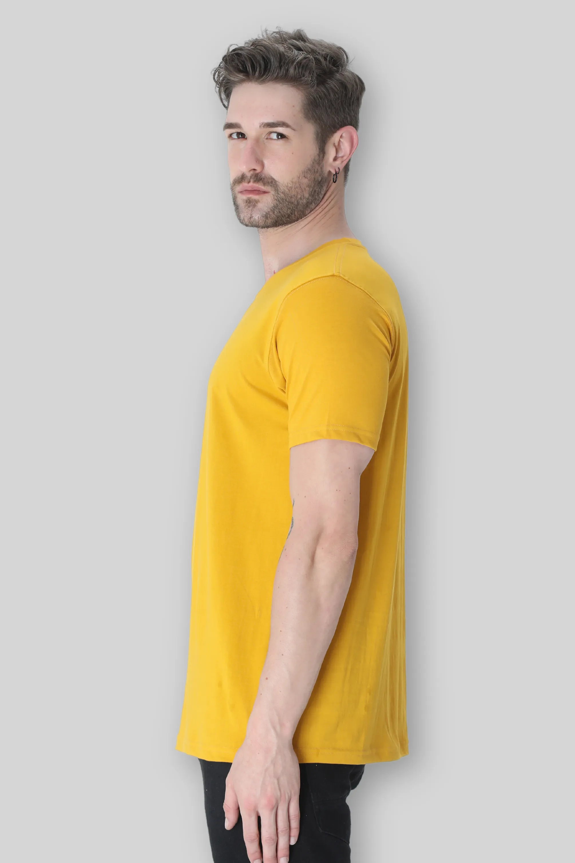 Mustard Yellow T-shirt for men