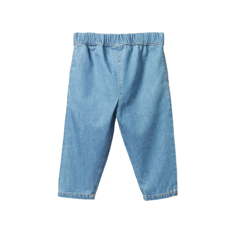 Nature Baby Sailor Pants Chambray - Sky