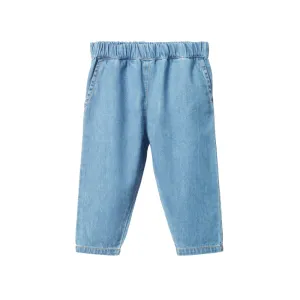 Nature Baby Sailor Pants Chambray - Sky