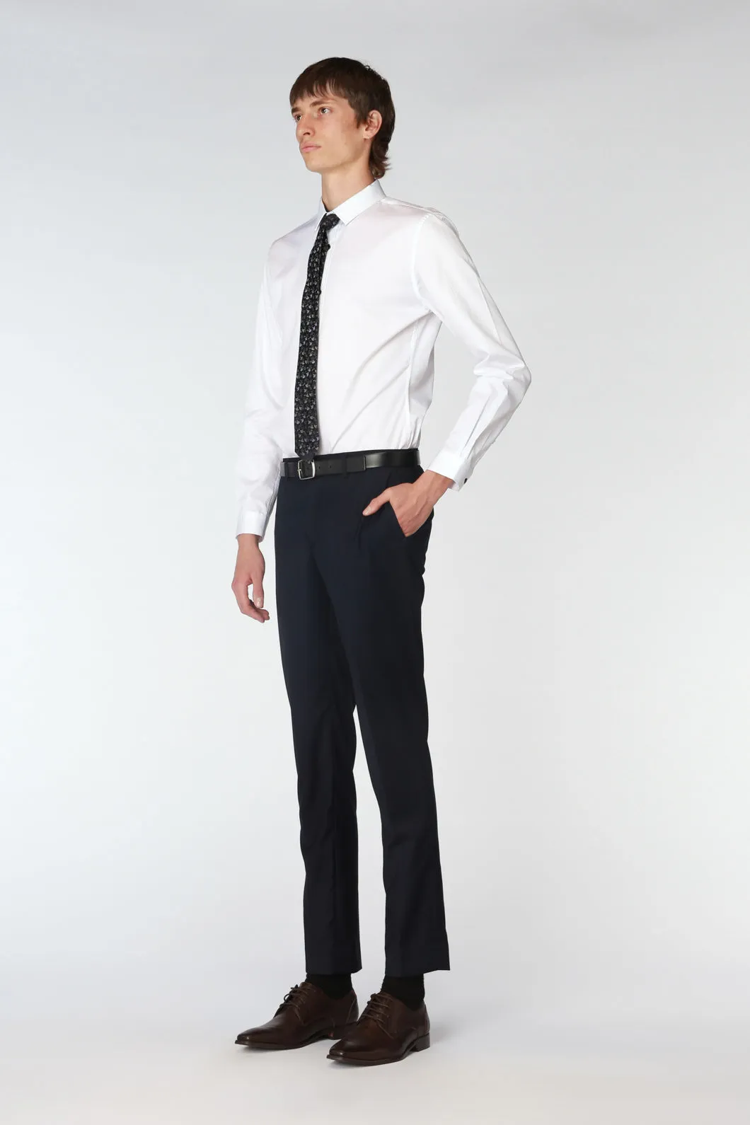 Navy Stretch Mod Suit Pant