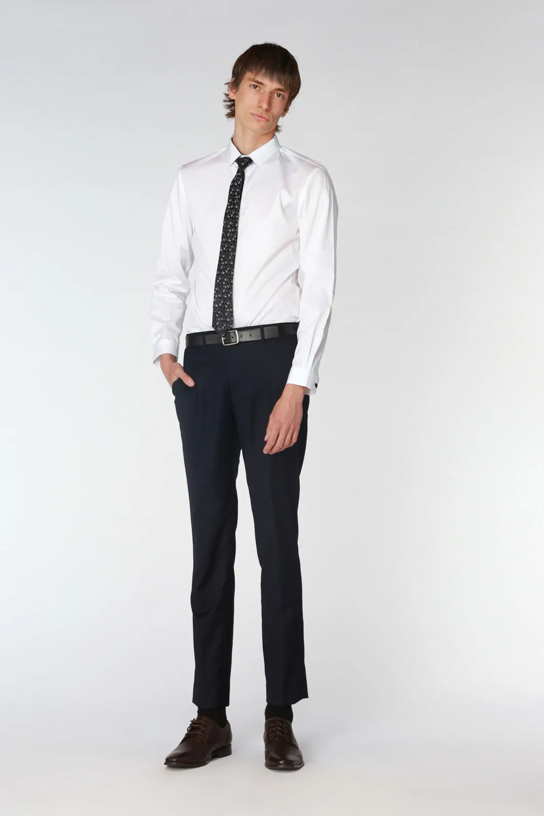 Navy Stretch Mod Suit Pant