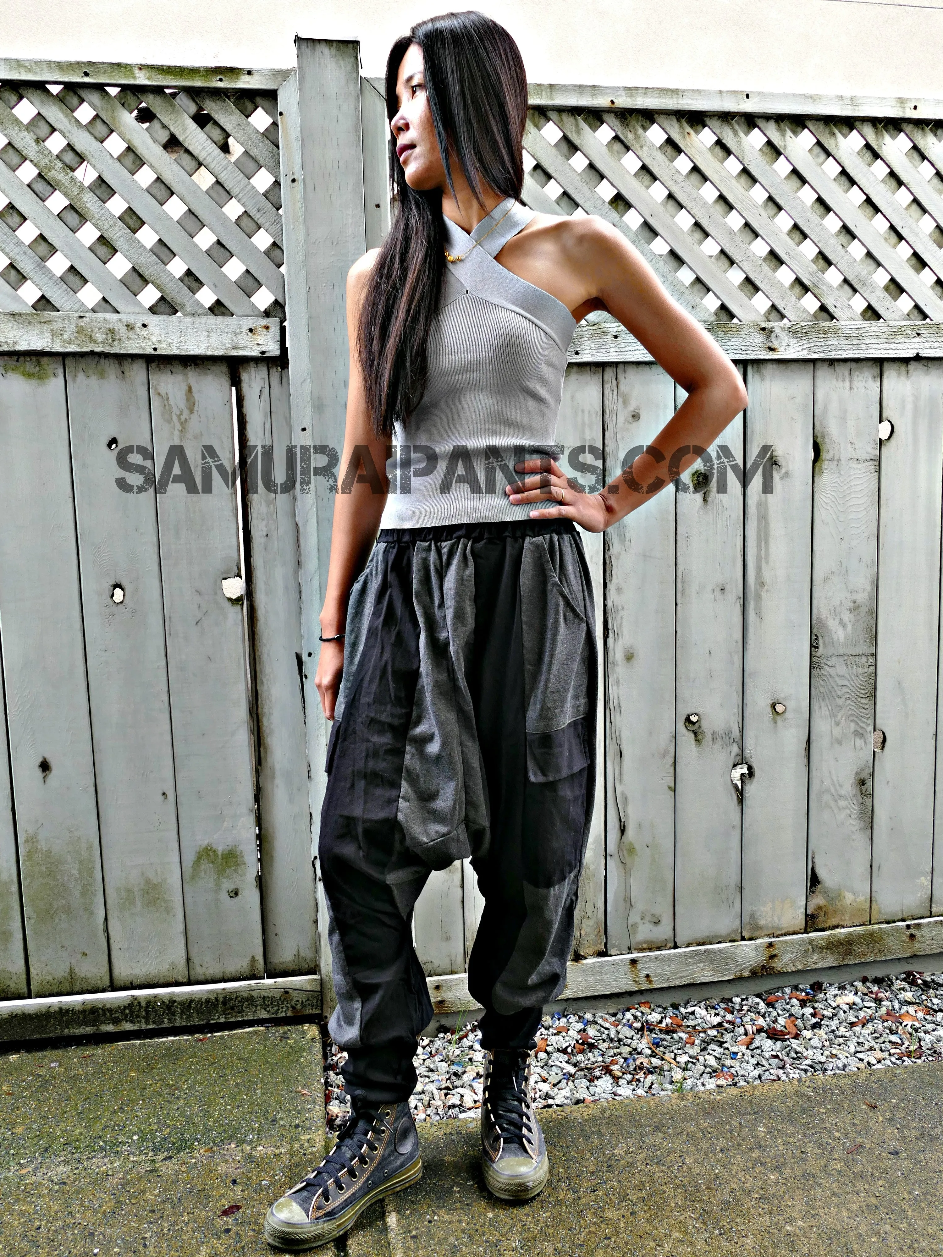 New Modern Style Black Ninja Pants - #20