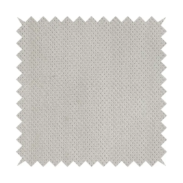 Norbury Dotted Effect Soft Textured Corduroy Upholstery Furnishings Fabric Silver Colour - Made To Measure Curtains