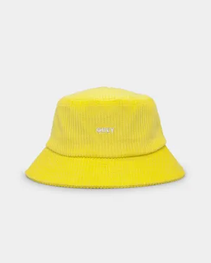 Obey Bold Cord Bucket Hat Butter