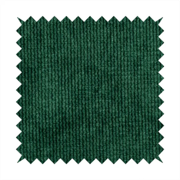 Oslo Plain Textured Corduroy Green Colour Upholstery Fabric CTR-1890 - Roman Blinds