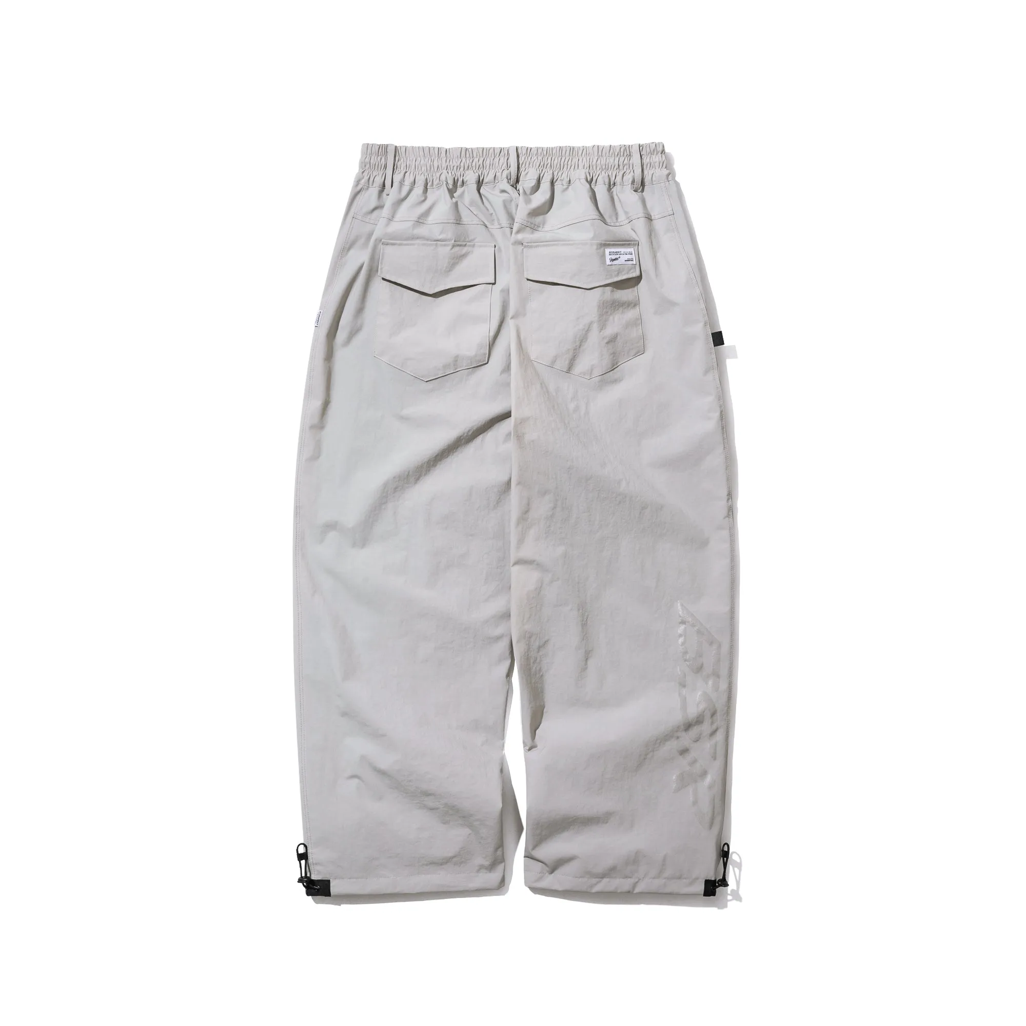 REFINED SUPER WIDE VENTILATION PANTS BRIGHT GRAY