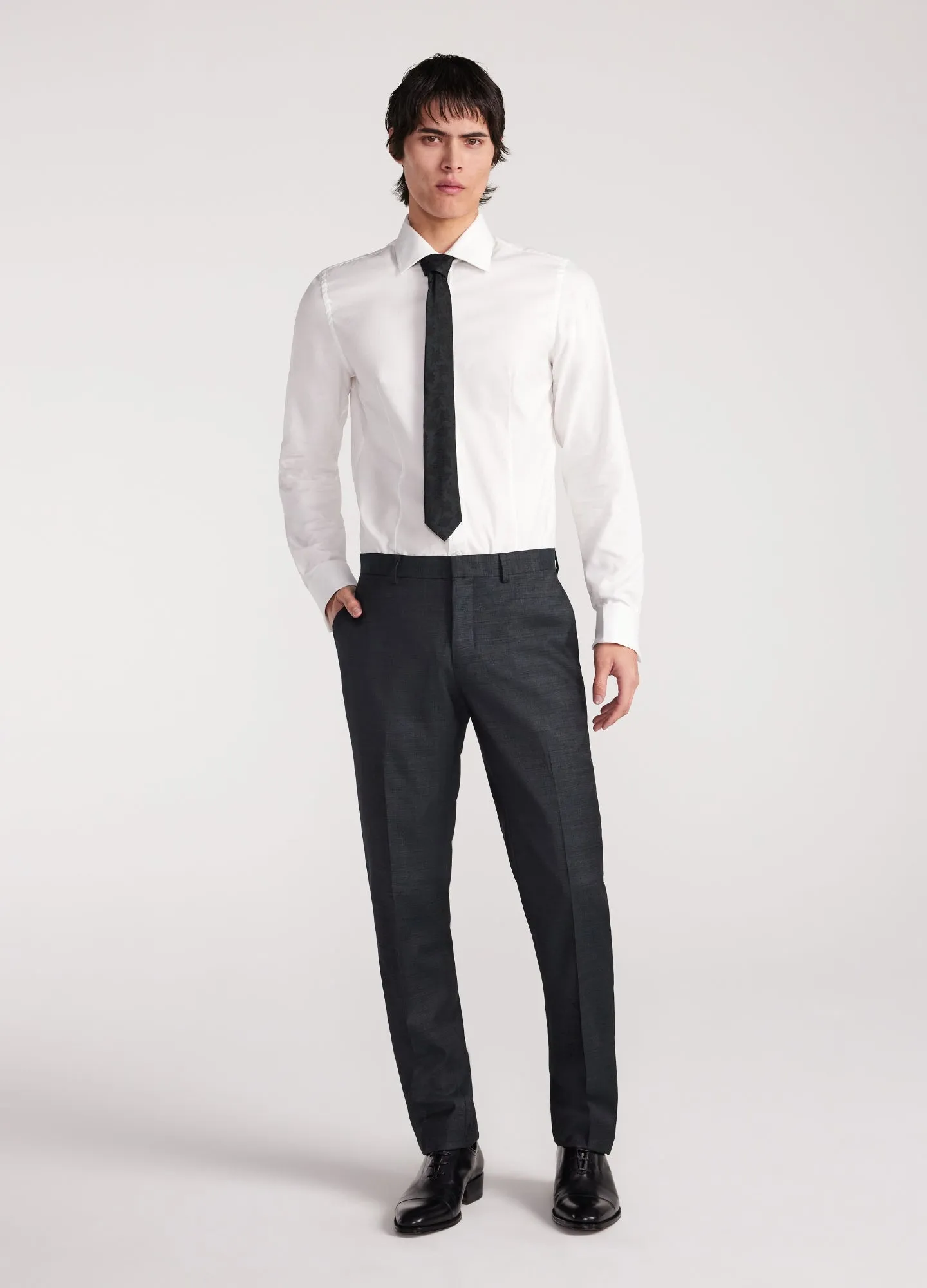 Refined Thatch Suit Pants Dark Green