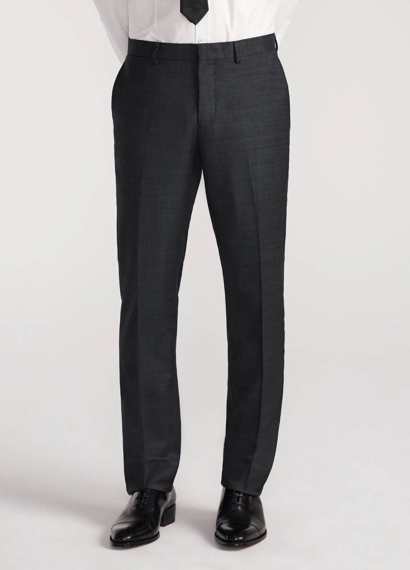 Refined Thatch Suit Pants Dark Green