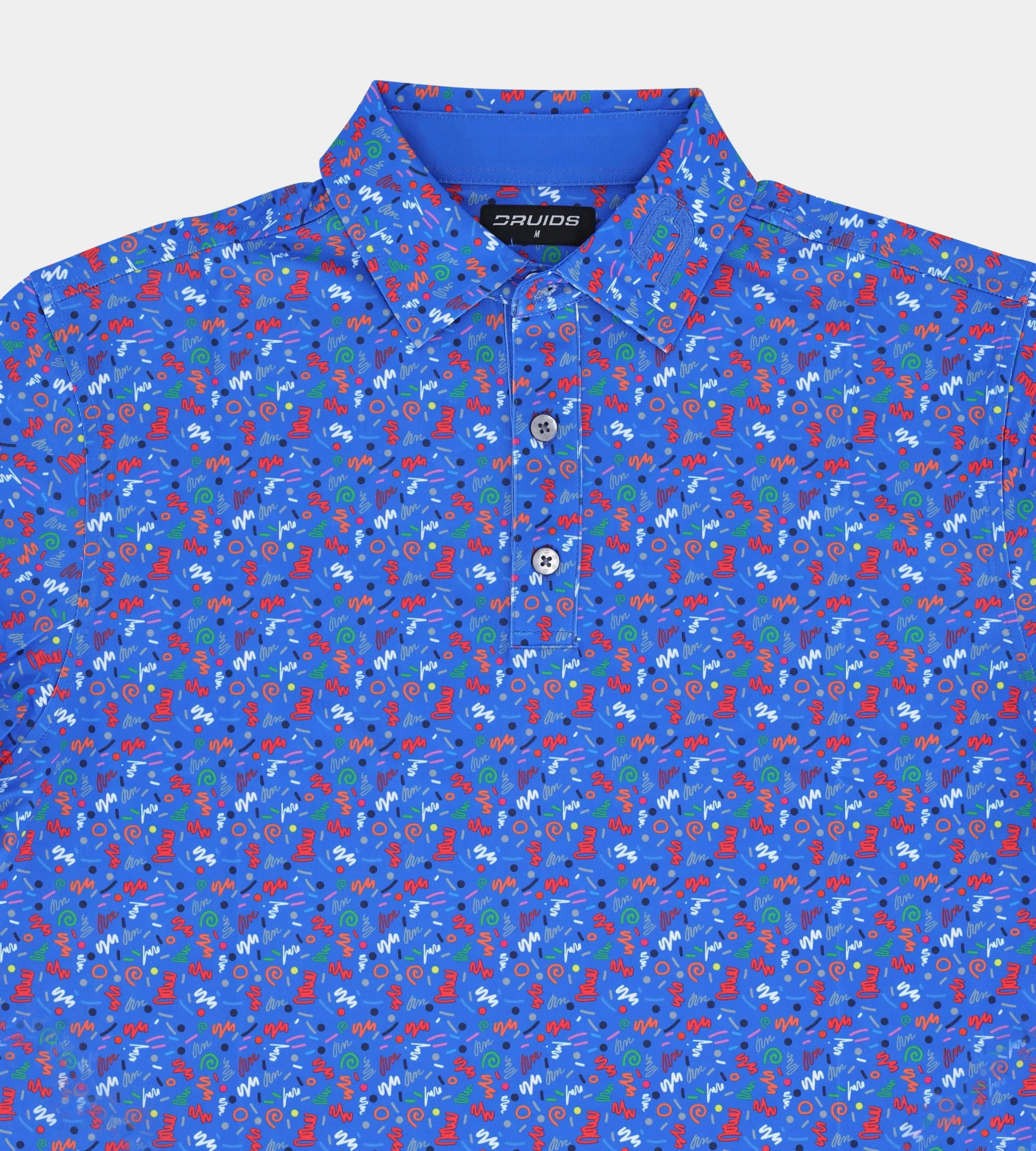 RETRO POLO - BLUE