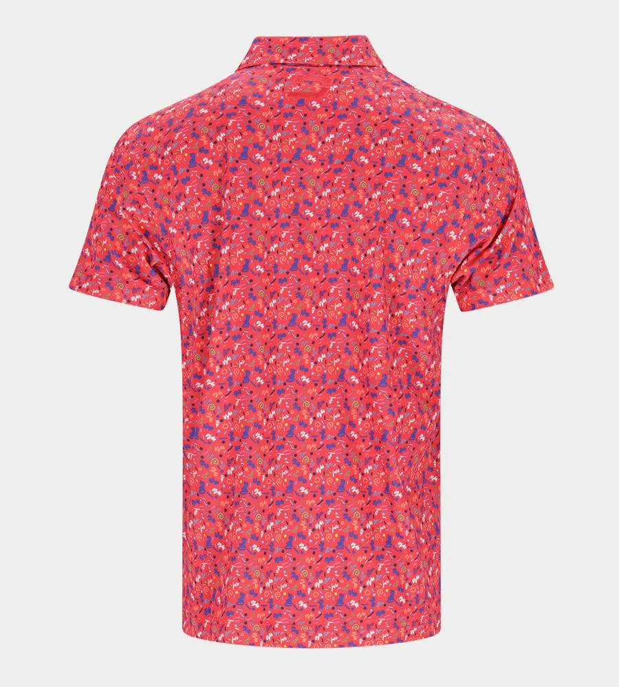 RETRO POLO - RED