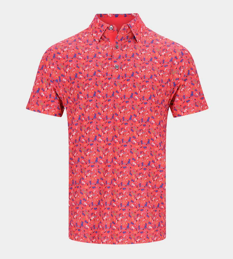 RETRO POLO - RED