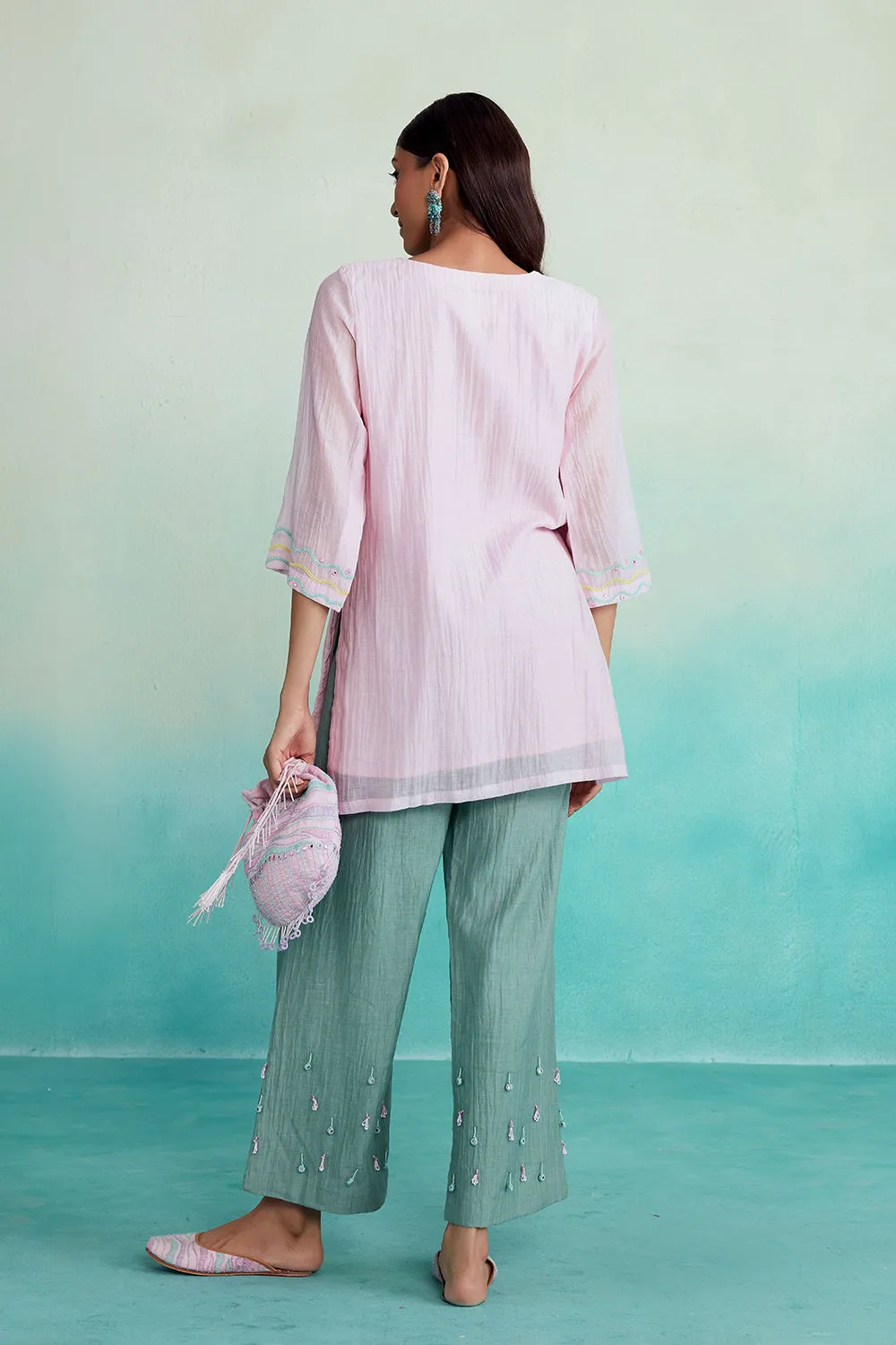 Roseglow Kurta Pants Set