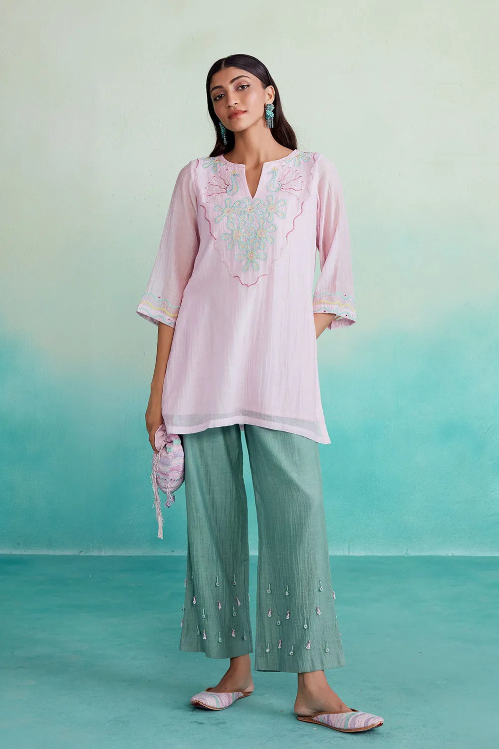 Roseglow Kurta Pants Set