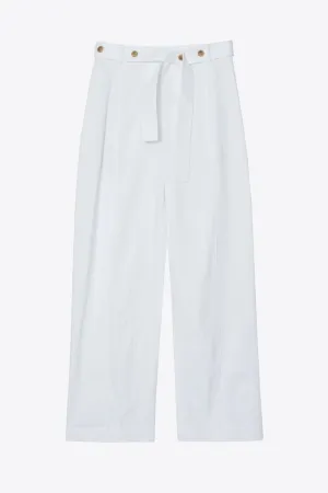 Sateen Utility Belted Trousers