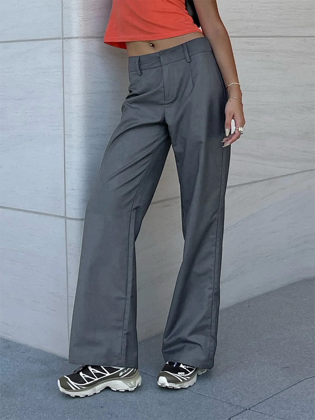 Silver Lining Graceful Loose Trousers